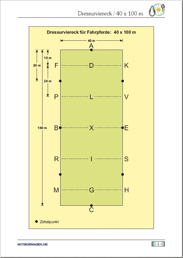 Dressurplatz-40x100